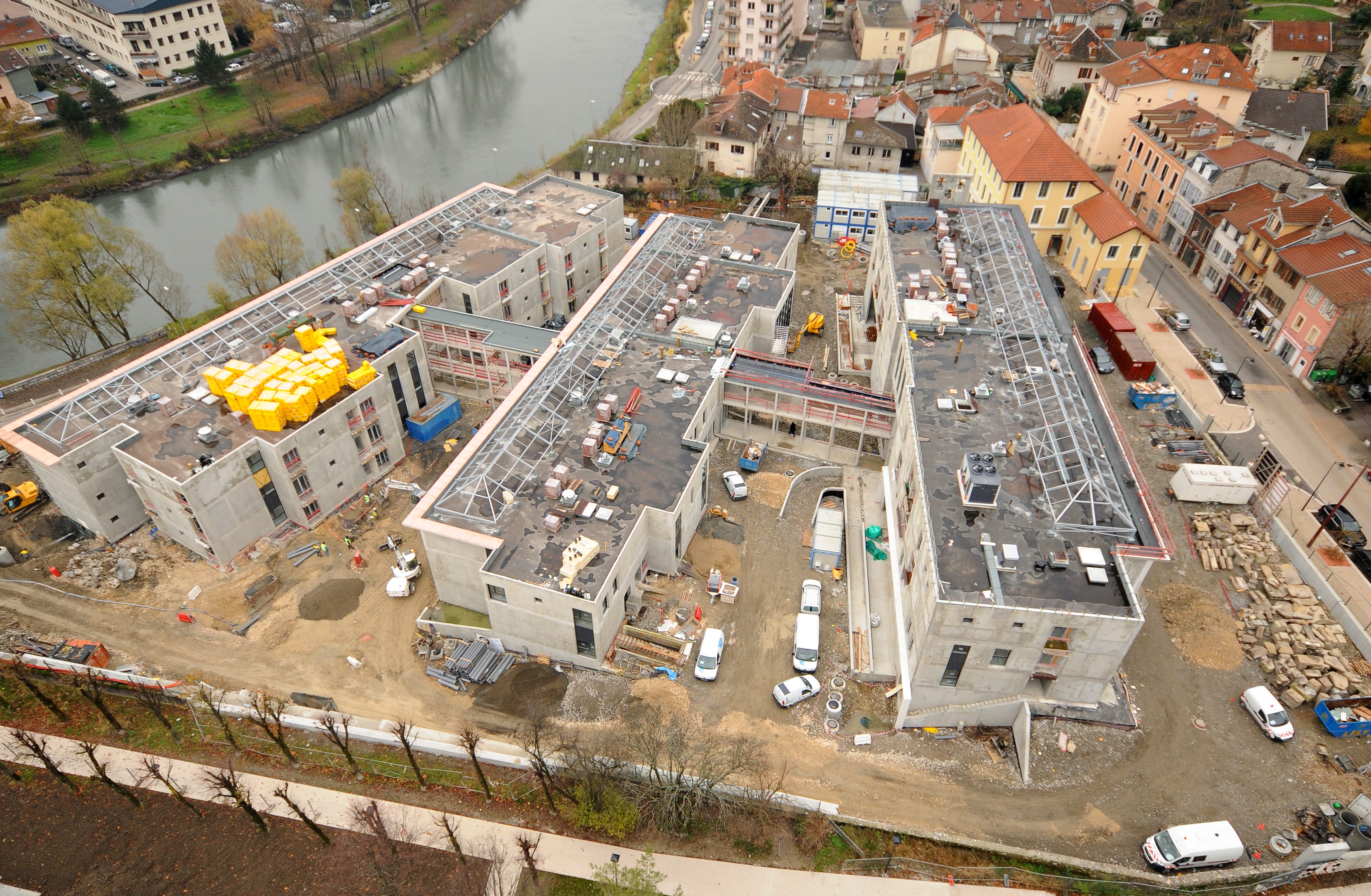 Chantier vue du ciel